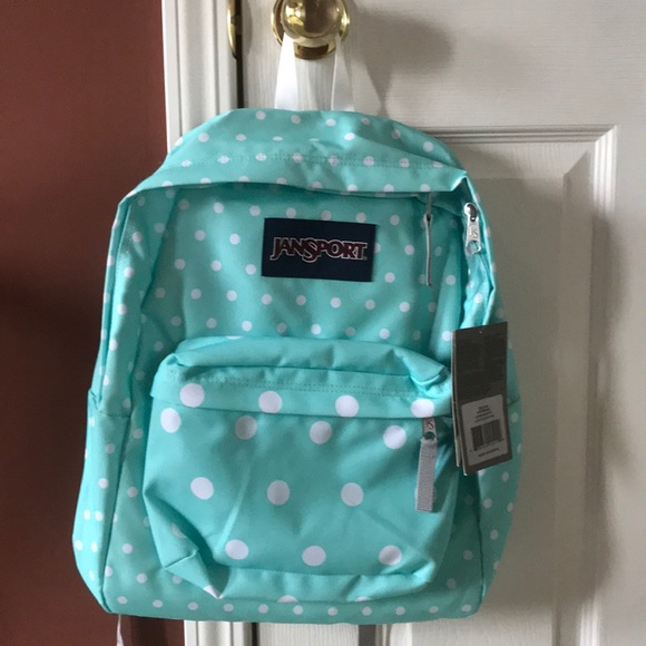 jansport superbreak aqua dash